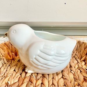 Threshold bird candy dish/ planter NWT